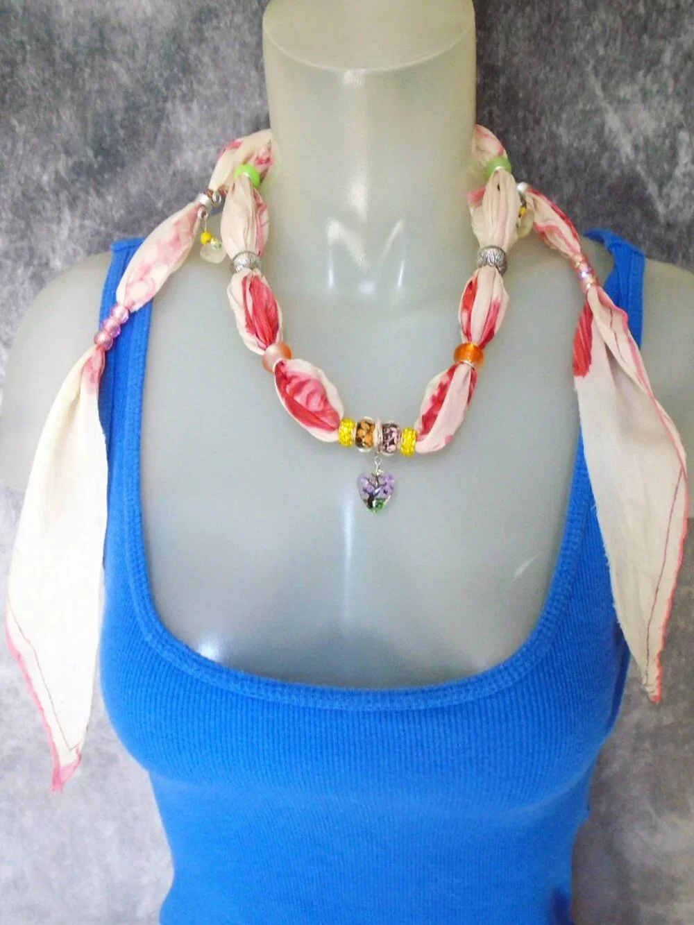 Hand Crafted vintage silk